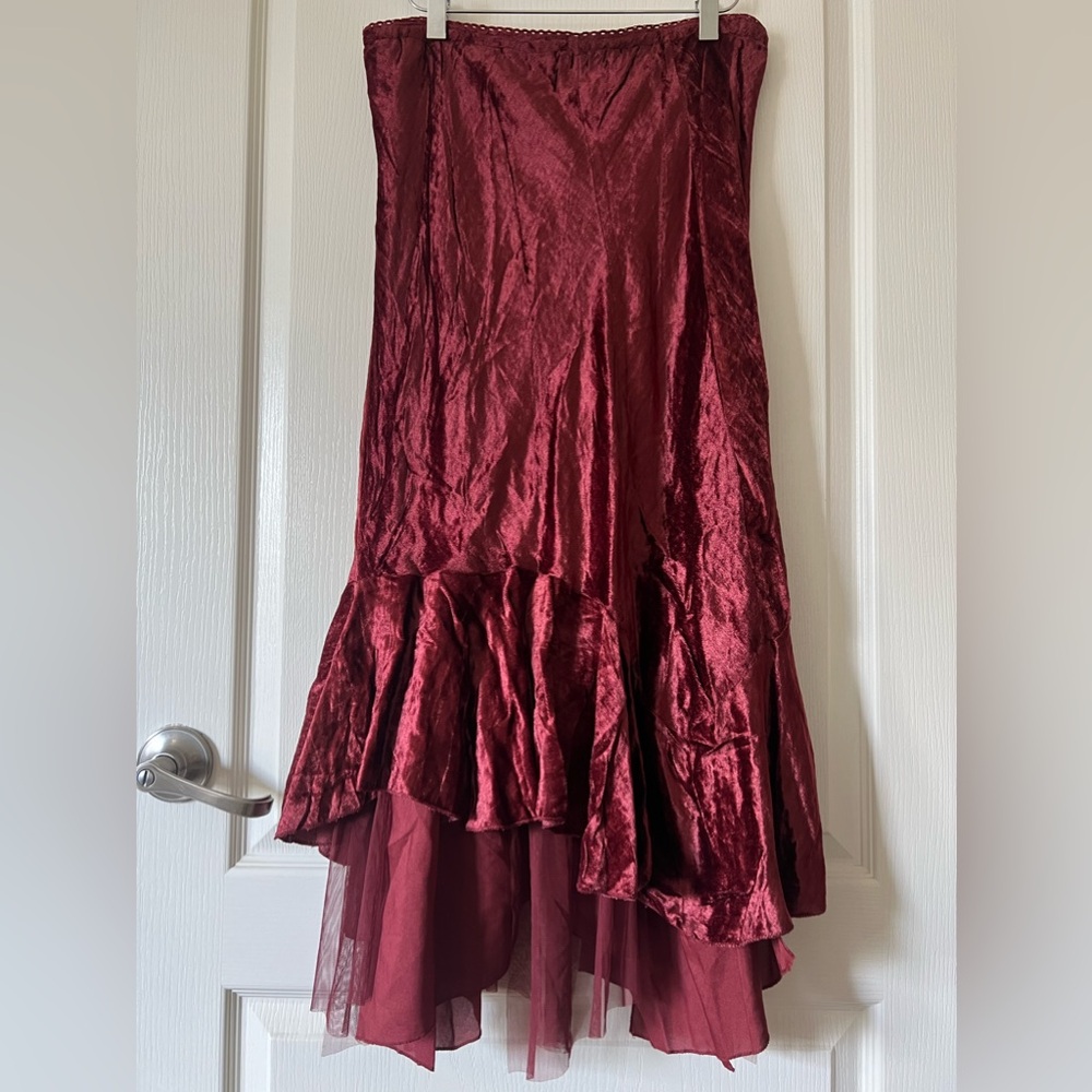 NWT Anthropologie Chaudry Asymmetrical Skirt